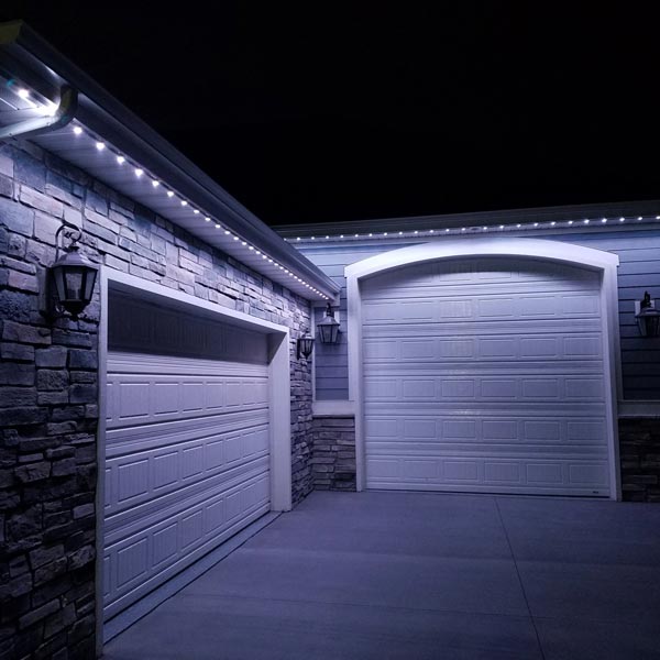 Security lighting setup for a property in Knoxville Smoky Mountain Lighting